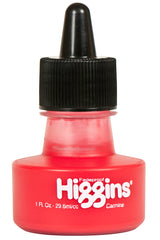Higgins Carmine Pigmented Ink, 1oz