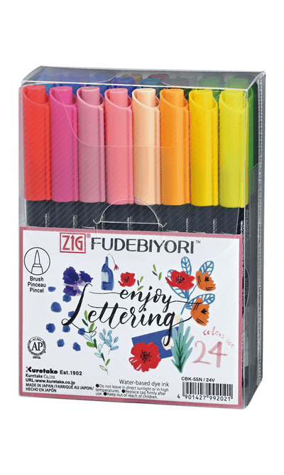 Kuretake® Fudebiyori Brush Pen Sets