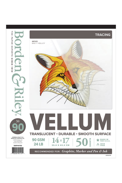 90 Vellum 14x17 Tracing Pad