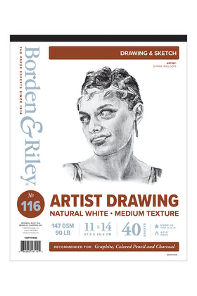 116 Artist Drawing, 11x14 Drawing Pad
