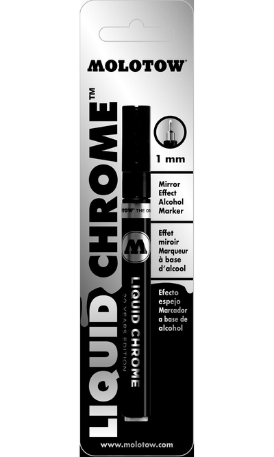1mm Liquid Chrome Marker, Carded