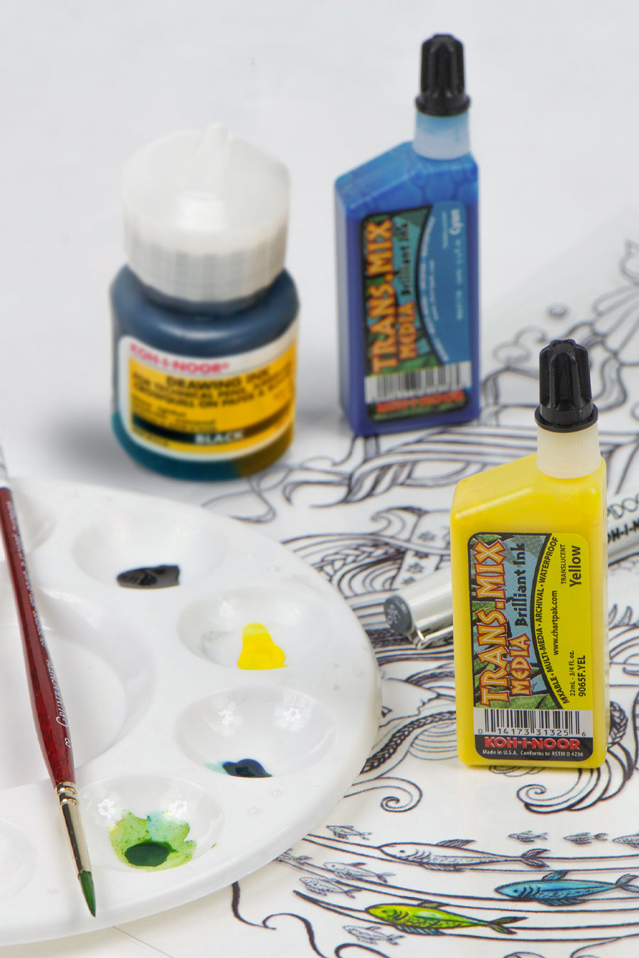Koh-I-Noor® Trans-mix Media™ Drawing Ink – Chartpak Factory Store