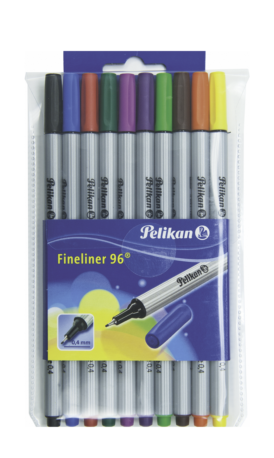 Fineliner 96, Assorted Colors, 10/Pk