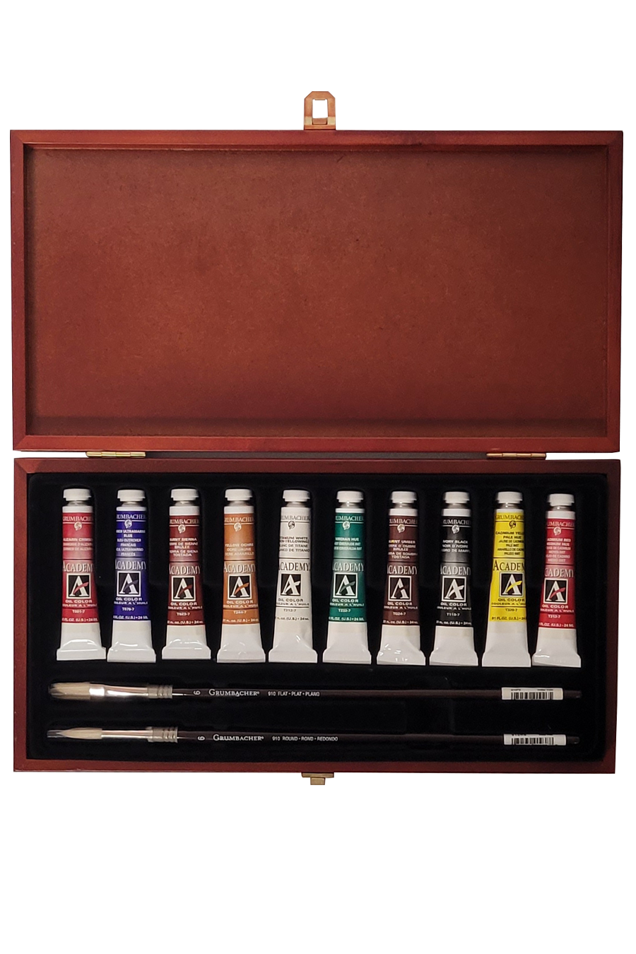 Grumbacher® Academy® Oil Wood Box Set, 13 pcs