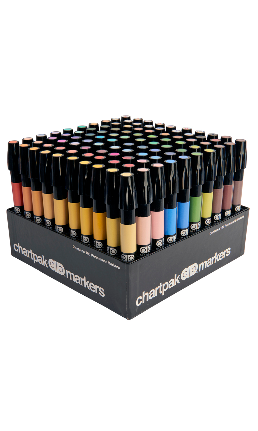 Chartpak AD Marker 100 Set 100 Markers Chartpak Factory Store