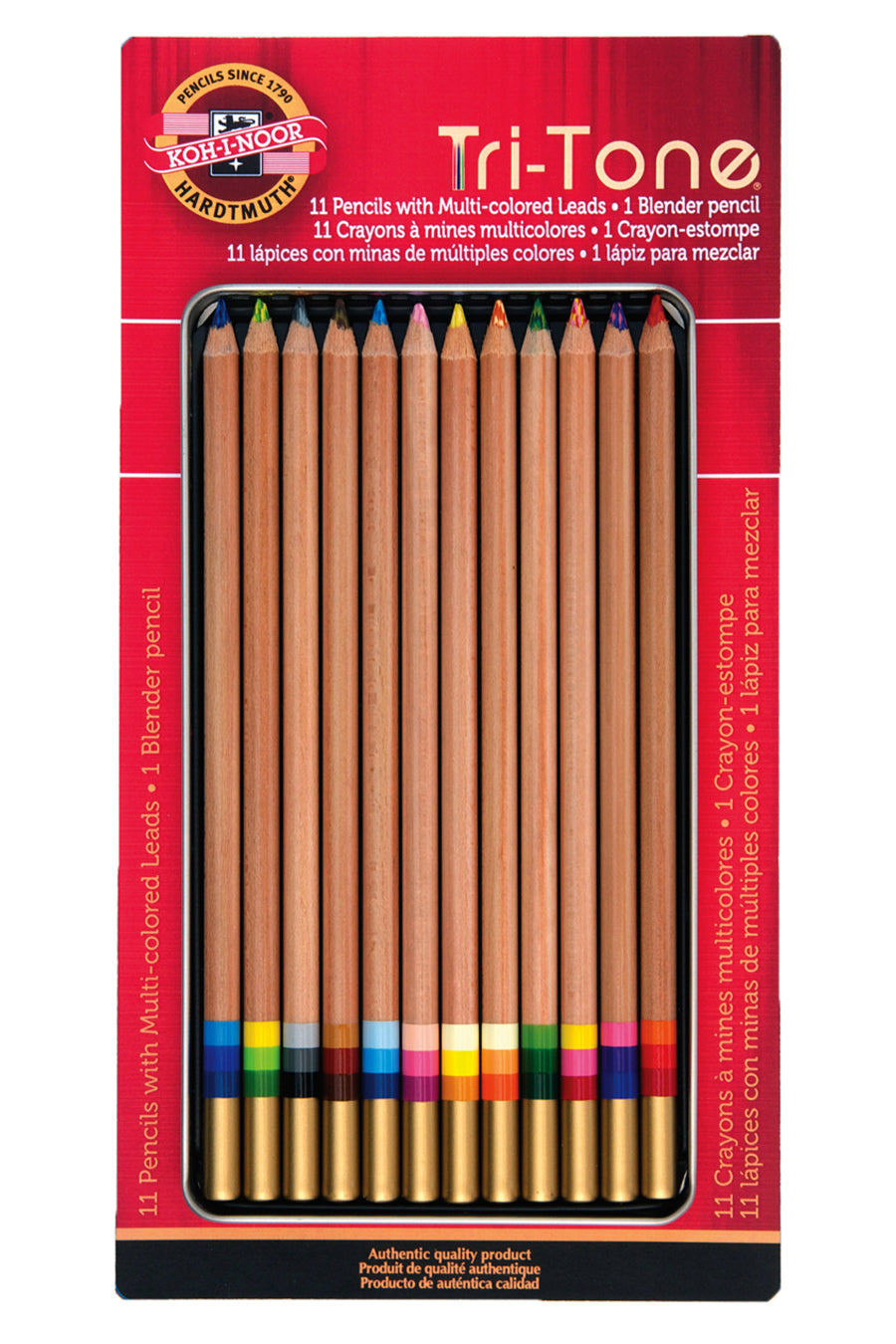 Koh-I-Noor Polycolor Colored Pencil Tin Set of 12