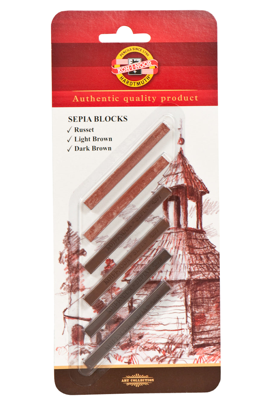 Koh-I-Noor® Blocks & Sticks - Sepia Range – Chartpak Factory