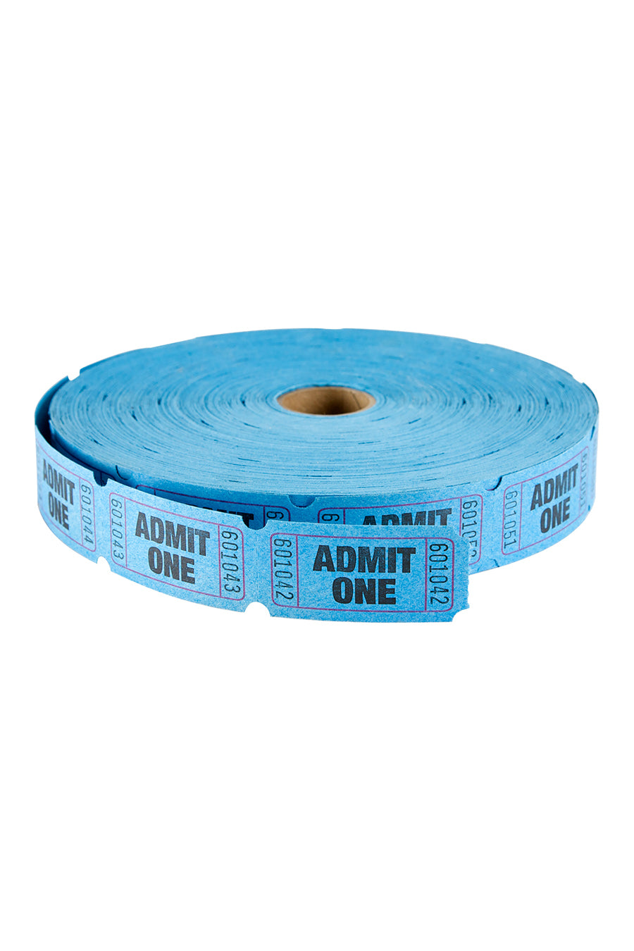Single Ticket Roll, "Admit One", Blue, 2000 Tickets/Roll