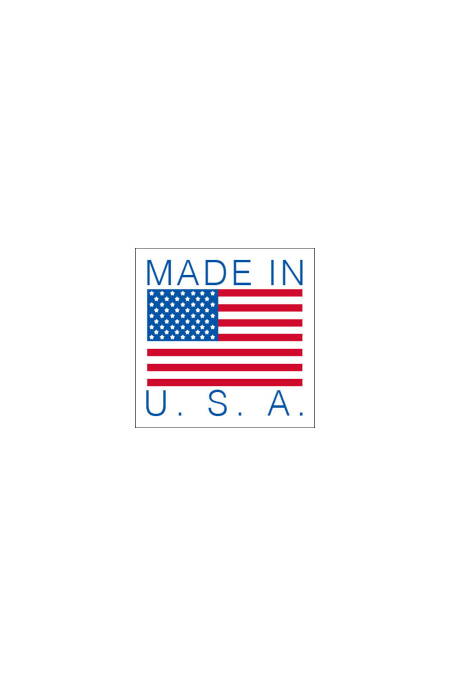 "Made In USA", 2" x 2", 500 Labels/Roll