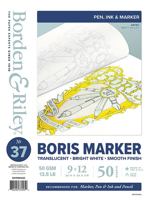 Gulf Blue Illustration Marker (B14) @ Raw Materials Art Supplies