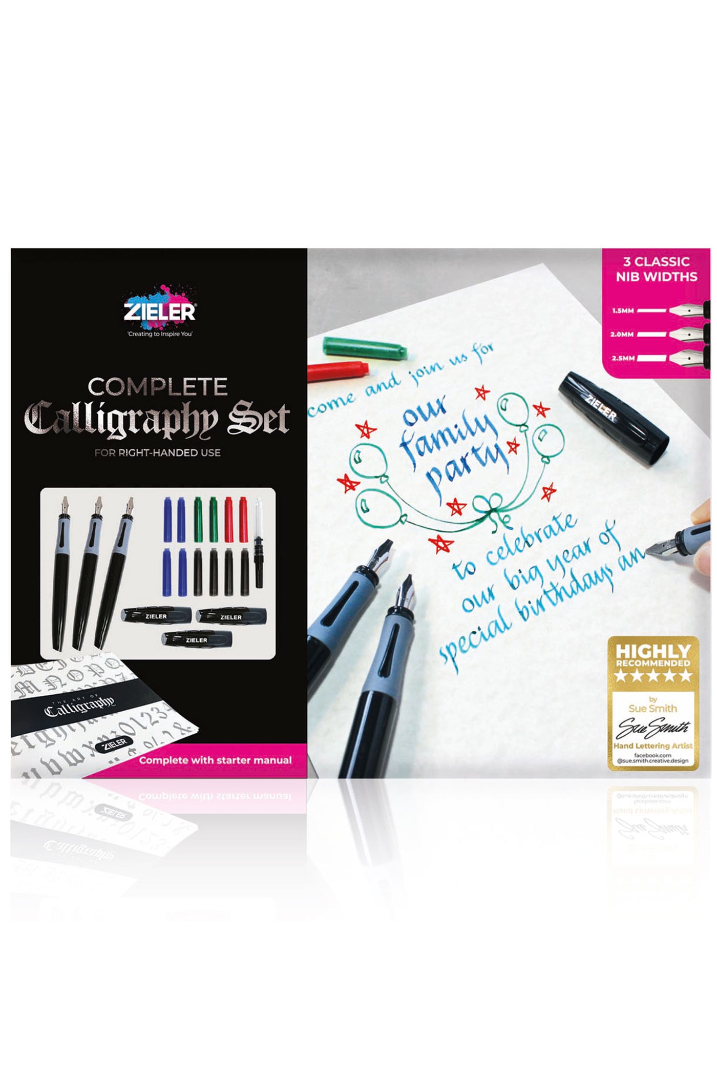 Zieler® Complete Calligraphy Pen Set, 17-Pieces