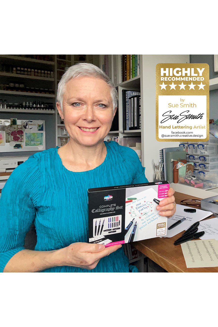 Zieler® Complete Calligraphy Pen Set, 17-Pieces