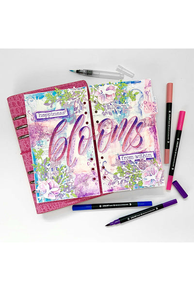 Zieler® Fineliner Pens / Brush Pens (Duo Tip, set of 24)