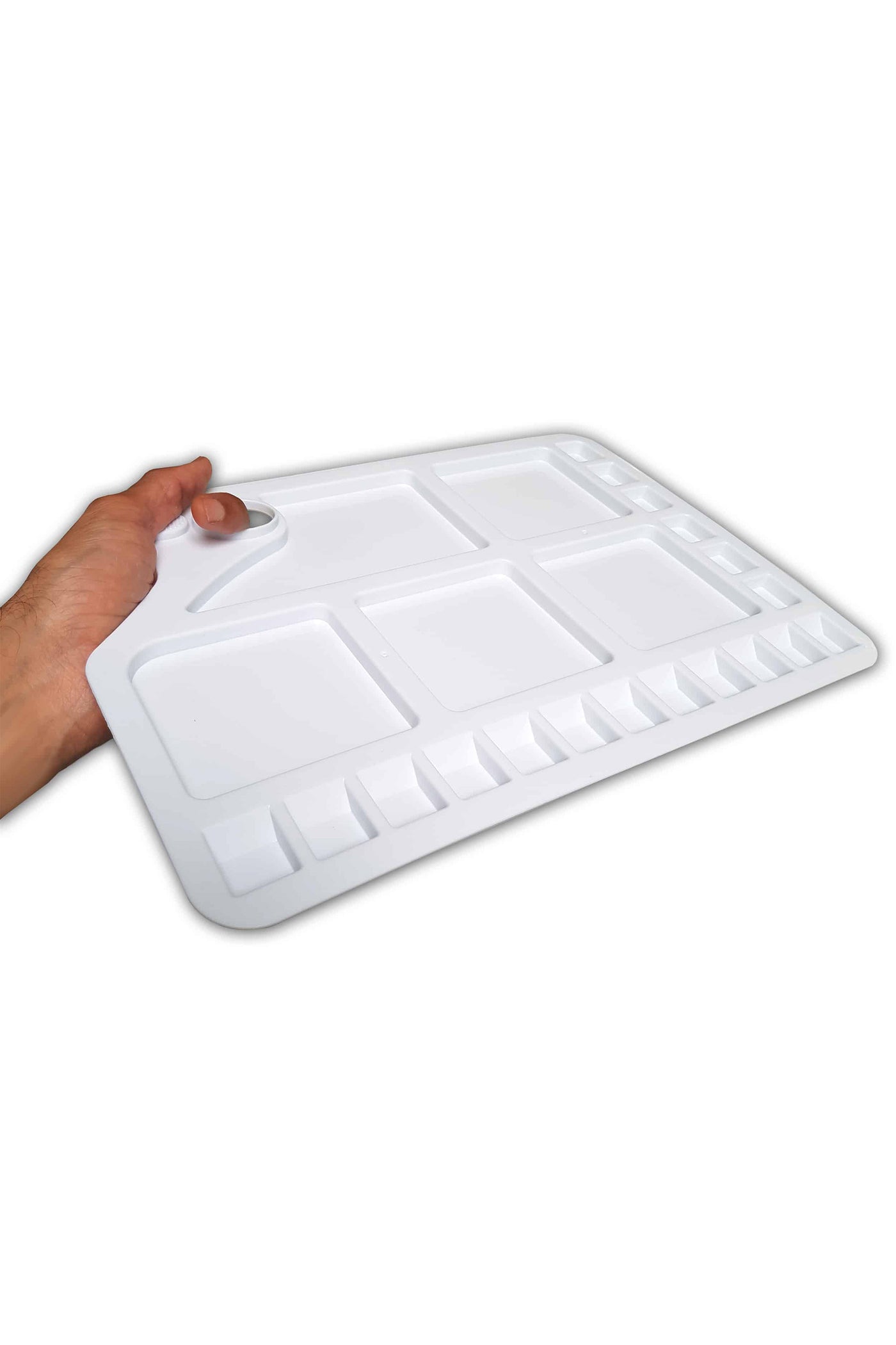 Zieler® Large White Palette Sturdy Plastic 23 Well