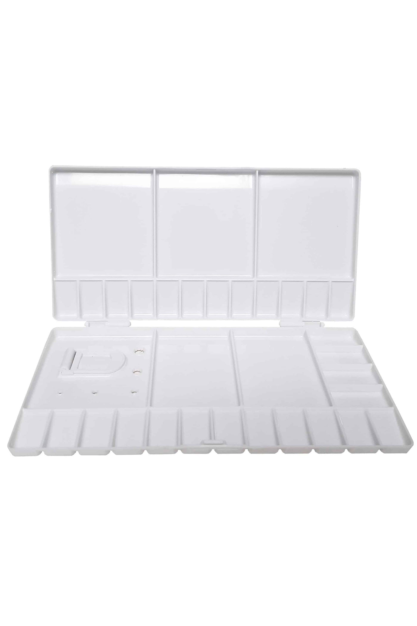 Zieler® Compact Folding Artist Sturdy Plastic Palette 33 Wells