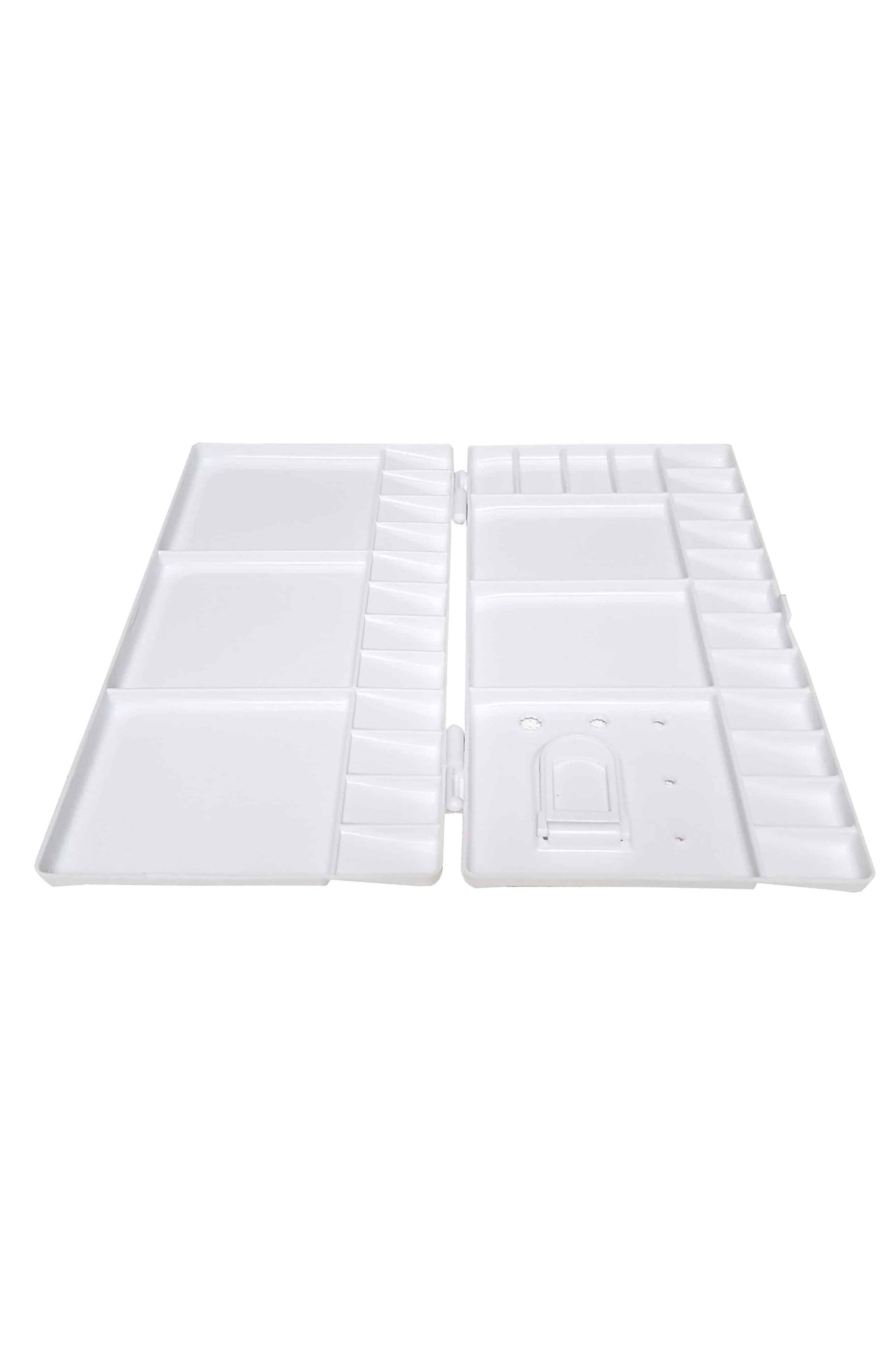 Zieler® Compact Folding Artist Sturdy Plastic Palette 33 Wells