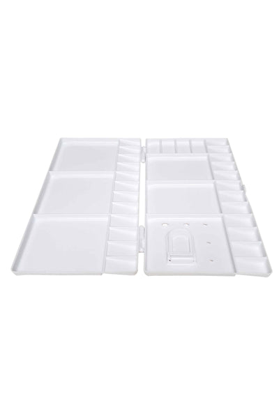 Zieler® Compact Folding Artist Sturdy Plastic Palette 33 Wells