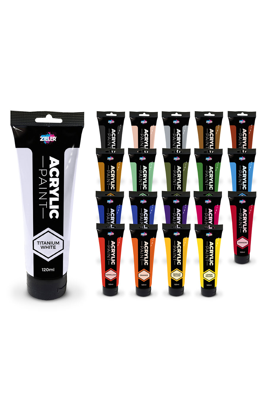 Zieler® Premium Acrylic Paint, 120 ml