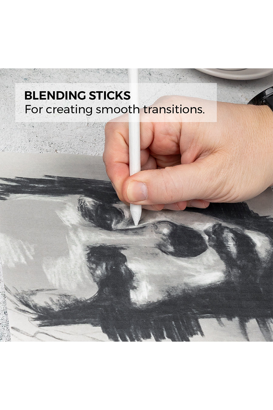 Zieler® 24 Piece Artists Charcoal Drawing Set