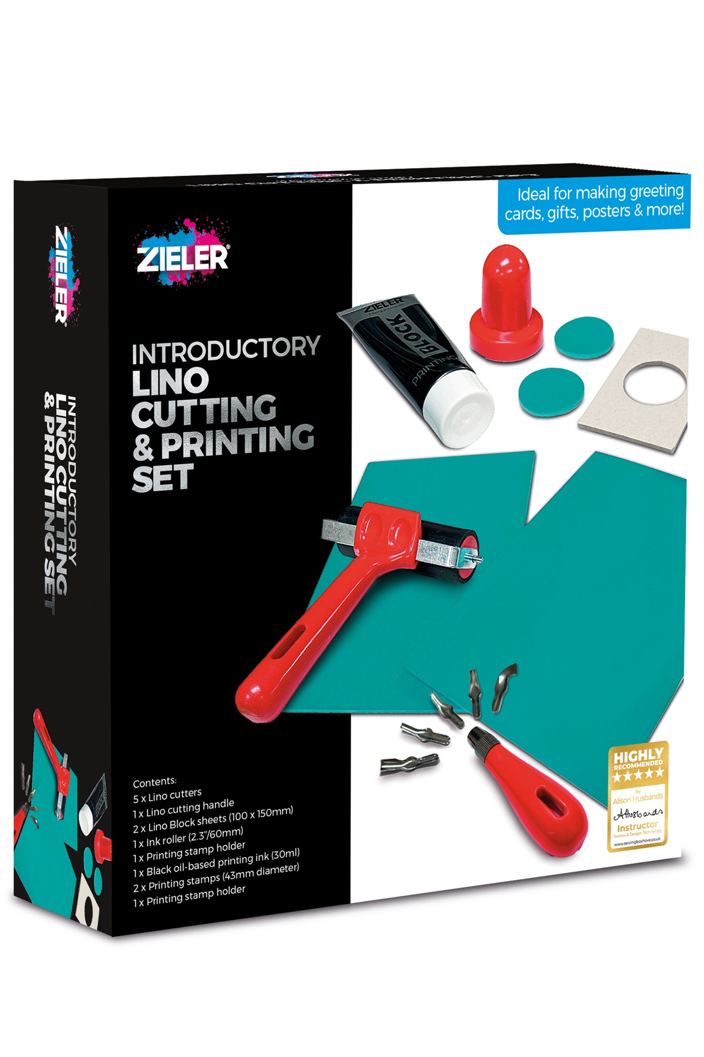 Zieler® Introductory Lino Cutting & Printing Set