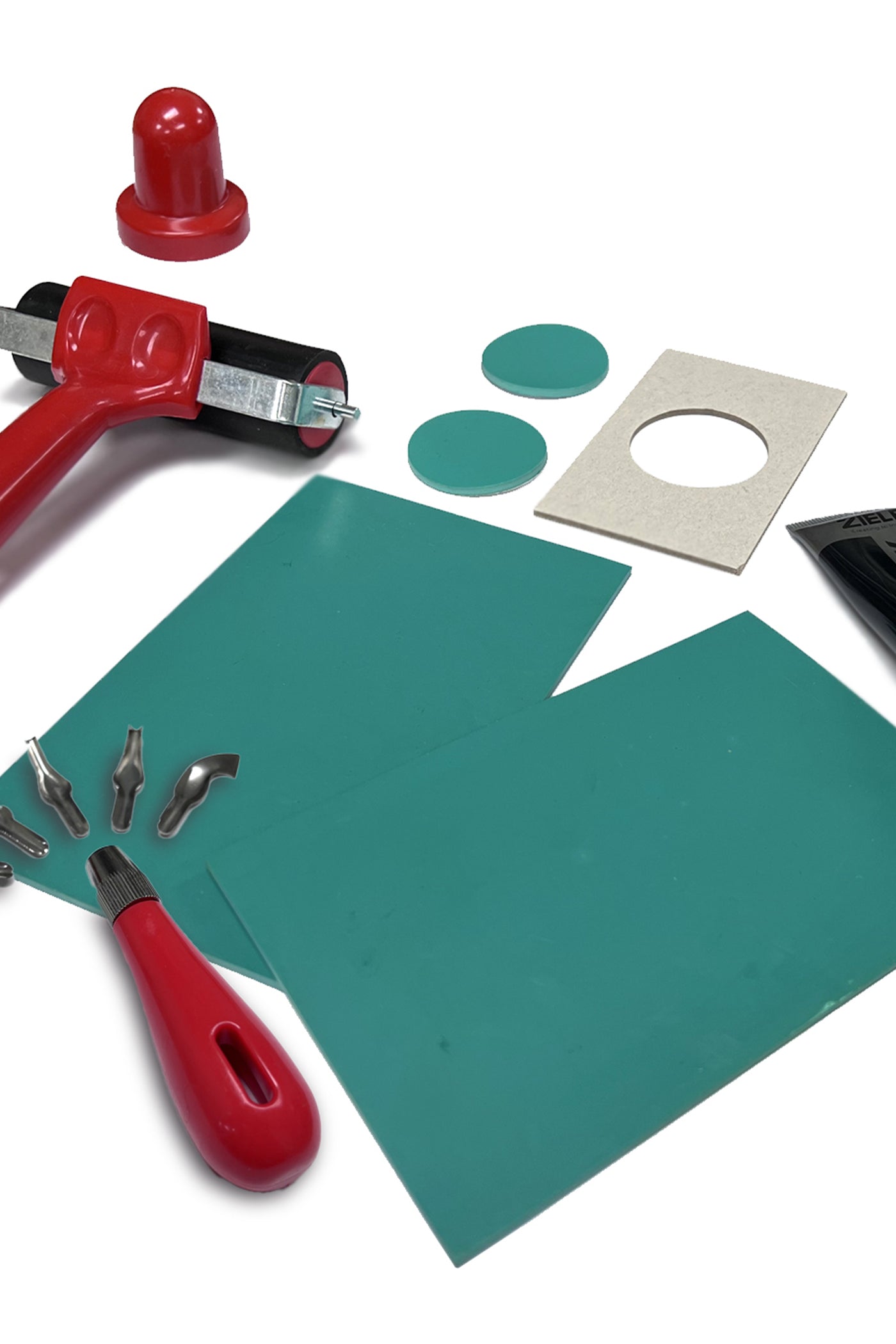 Zieler® Introductory Lino Cutting & Printing Set