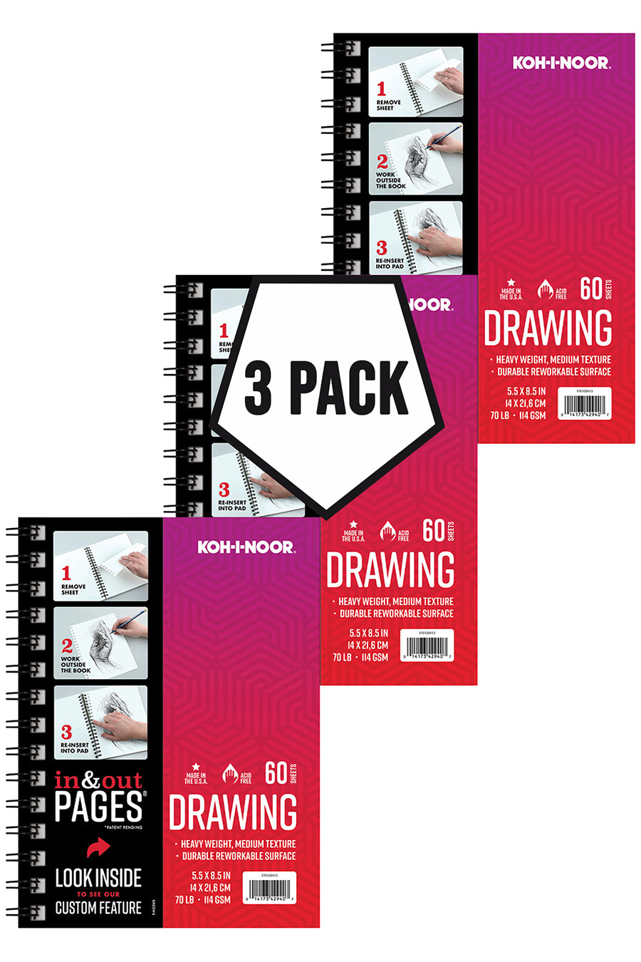 Koh-I-Noor® Drawing Paper, Packs