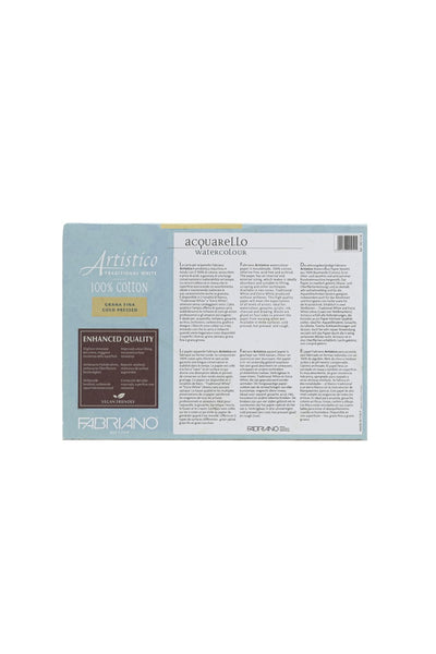 Fabriano Artistico Traditional White Watercolor Block, 140 lb./300 gsm 