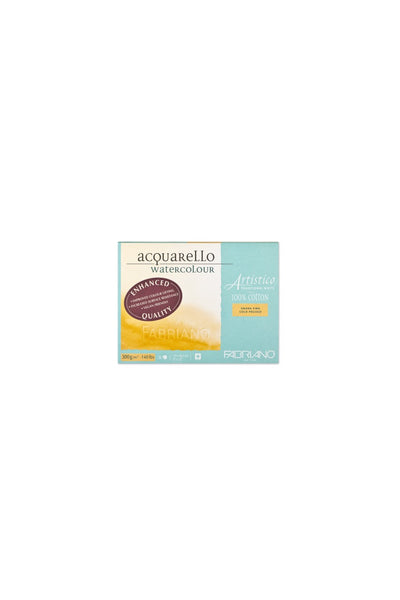 Fabriano Artistico Traditional White Watercolor Block, 140 lb./300 gsm 