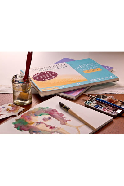 Fabriano Artistico Traditional White Watercolor Block, 140 lb./300 gsm 