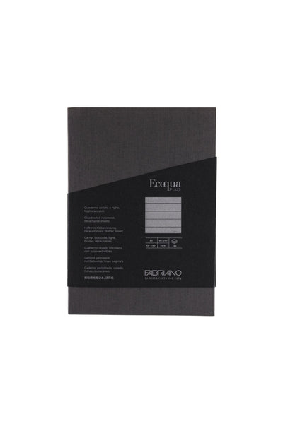 Fabriano Ecoqua Plus Perfect-Bound Notebook, 5.8 in x 8.3 in, A5