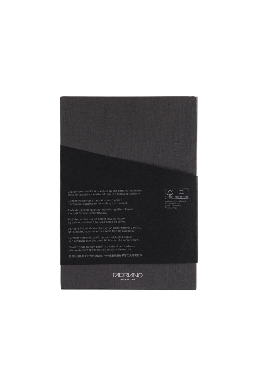 Fabriano Ecoqua Plus Perfect-Bound Notebook, 5.8 in x 8.3 in, A5