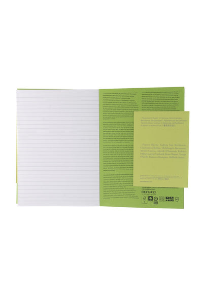 Fabriano Ecoqua Plus Perfect-Bound Notebook, 5.8 in x 8.3 in, A5 Dotted