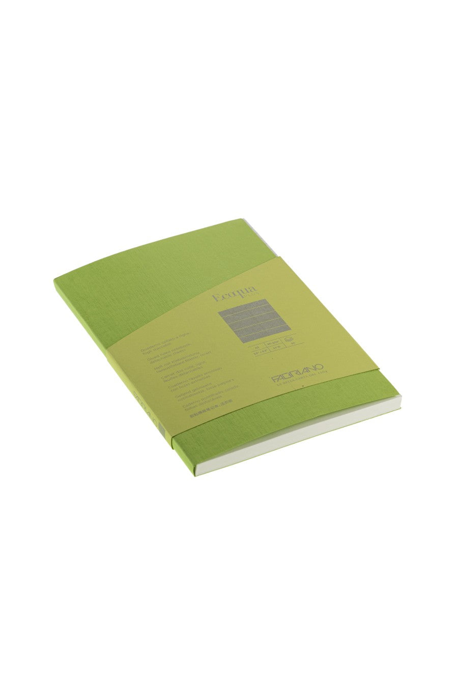 Fabriano Ecoqua Plus Perfect-Bound Notebook, 5.8 in x 8.3 in, A5 Dotted
