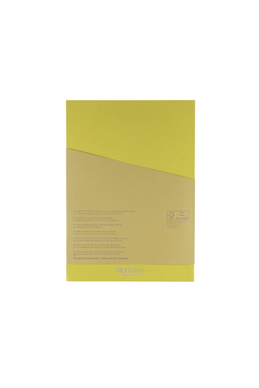 Fabriano Ecoqua Plus Perfect-Bound Notebook, 5.8 in x 8.3 in, A5