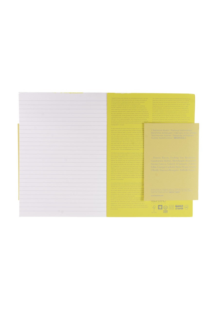 Fabriano Ecoqua Plus Perfect-Bound Notebook, 5.8 in x 8.3 in, A5