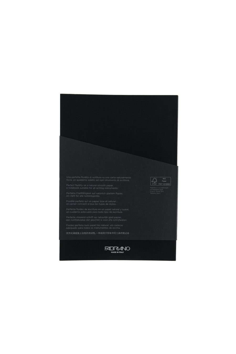 Fabriano Ecoqua Plus Perfect-Bound Notebook, 5.8 in x 8.3 in, A5
