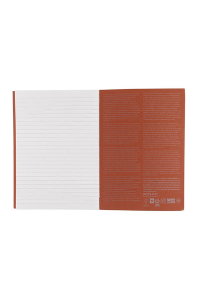 Fabriano Ecoqua Plus Perfect-Bound Notebook, 5.8 in x 8.3 in, A5 