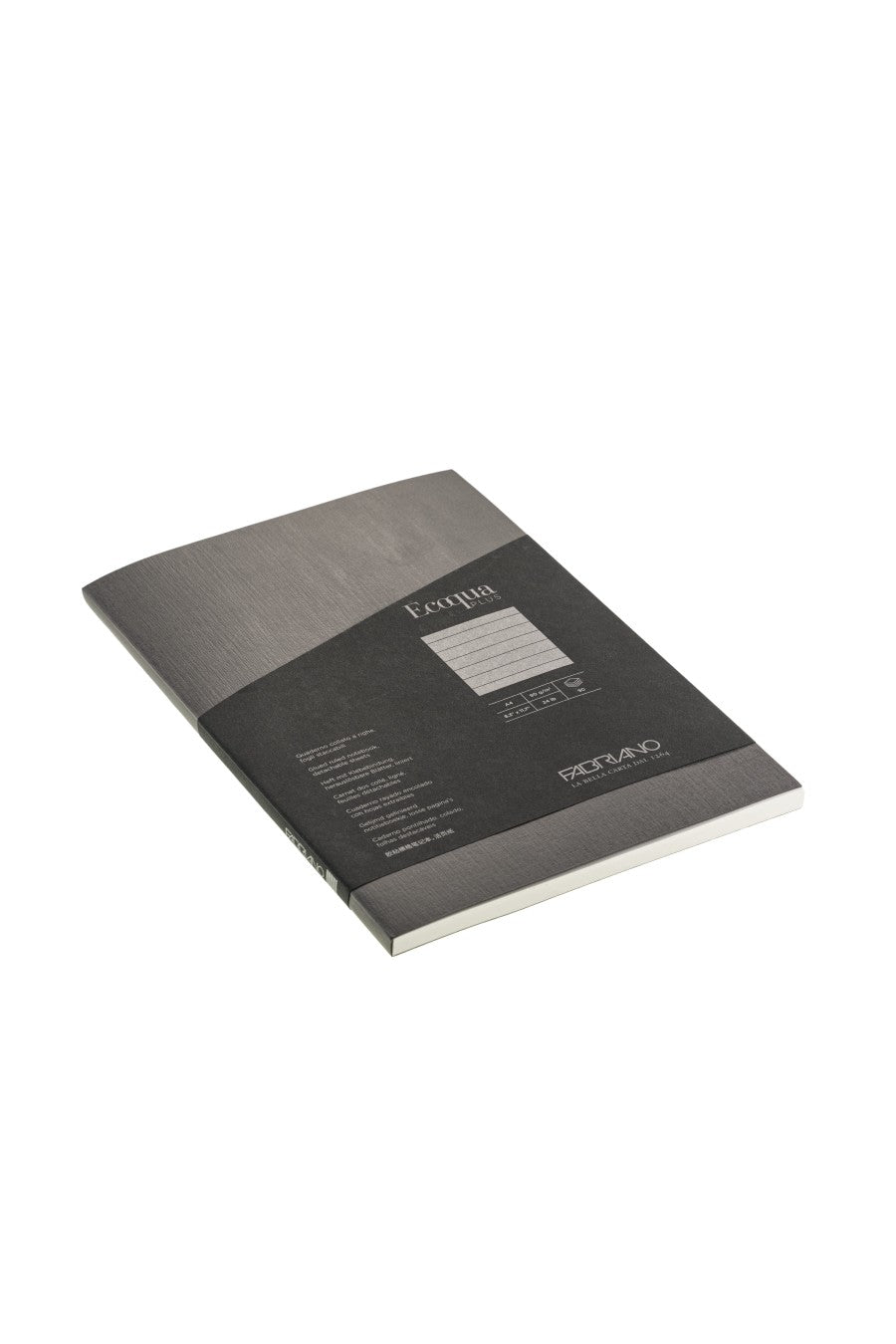 Fabriano Ecoqua Plus Glue-Bound Notebook, 8.3" x 11.7", A4 