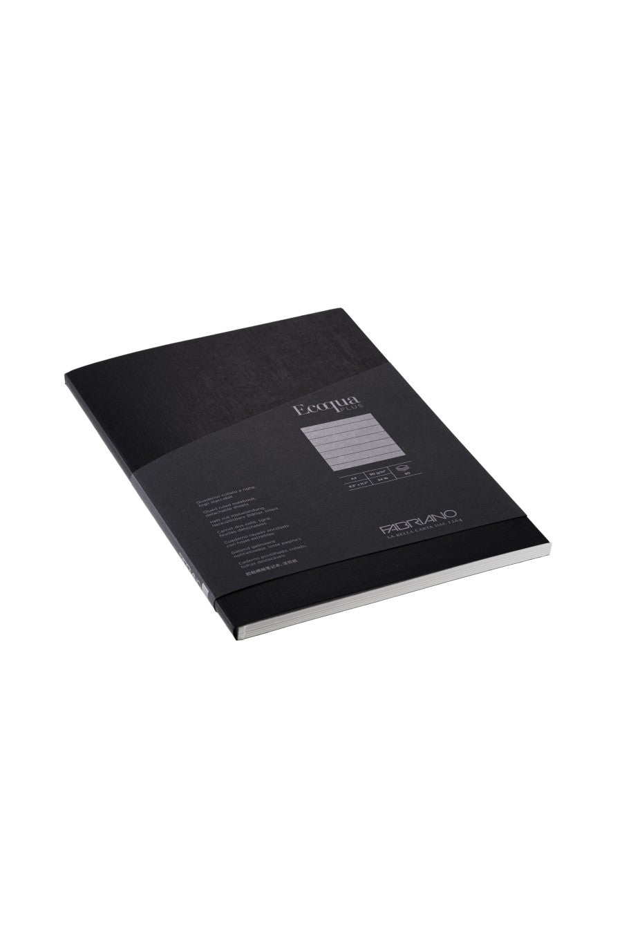 Fabriano Ecoqua Plus Glue-Bound Notebook, 8.3" x 11.7", A4 