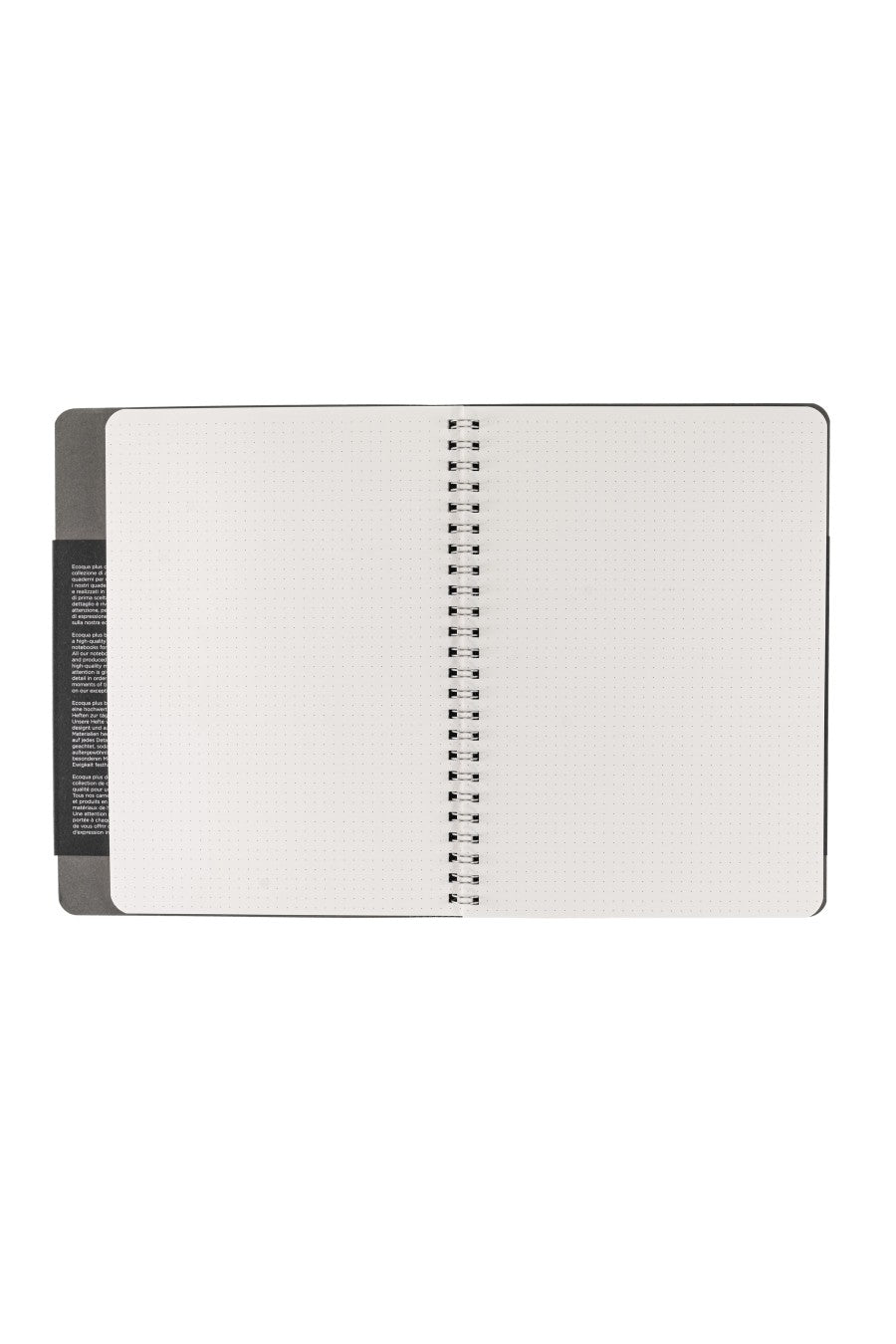 Fabriano Ecoqua Plus Hidden Spiral-Bound Notebook, 5.8" x 8.3", A5 