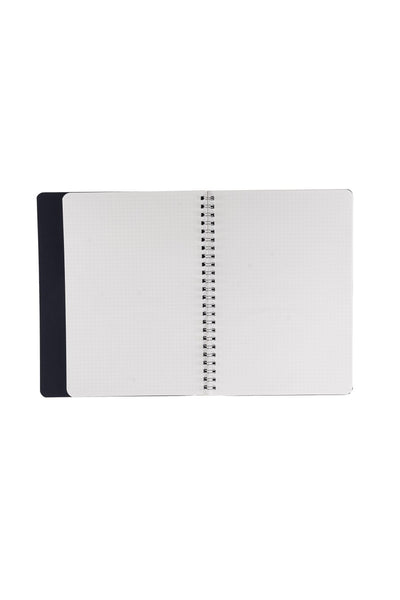 Fabriano Ecoqua Plus Hidden Spiral-Bound Notebook, 5.8" x 8.3", A5 