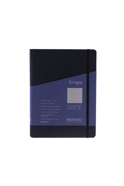 Fabriano Ecoqua Plus Hidden Spiral-Bound Notebook, 5.8" x 8.3", A5 