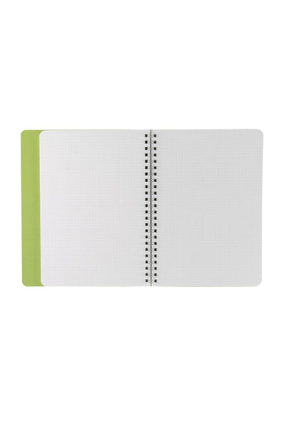 Fabriano Ecoqua Plus Hidden Spiral-Bound Notebook, 5.8" x 8.3", A5 