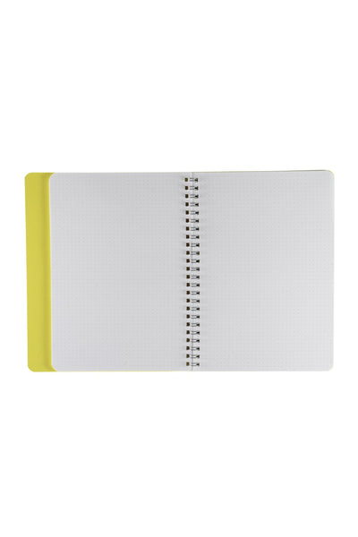 Fabriano Ecoqua Plus Hidden Spiral-Bound Notebook, 5.8" x 8.3", A5 