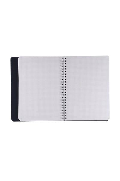 Fabriano Ecoqua Plus Hidden Spiral-Bound Notebook, 5.8" x 8.3", A5 Dotted