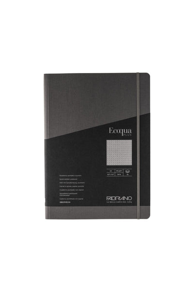 Fabriano Ecoqua Plus Hidden Spiral-Bound Notebook, 8.3" x 11.7", A4 