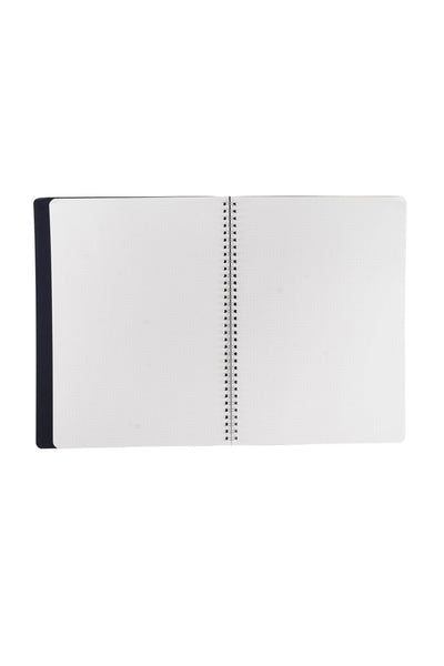 Fabriano Ecoqua Plus Hidden Spiral-Bound Notebook, 8.3" x 11.7", A4 Lined