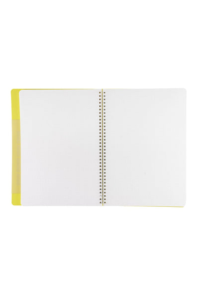 Fabriano Ecoqua Plus Hidden Spiral-Bound Notebook, 8.3" x 11.7", A4 