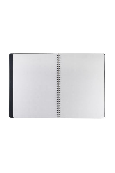 Fabriano Ecoqua Plus Hidden Spiral-Bound Notebook, 8.3" x 11.7", A4 
