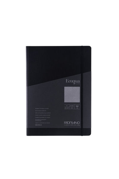 Fabriano Ecoqua Plus Hidden Spiral-Bound Notebook, 8.3" x 11.7", A4 